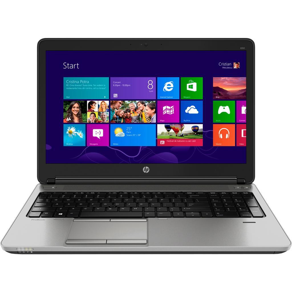 HP ProBook 650 G1 15" Core i5 2.6 GHz - SSD 256 GB - 8GB QWERTY - Englanti