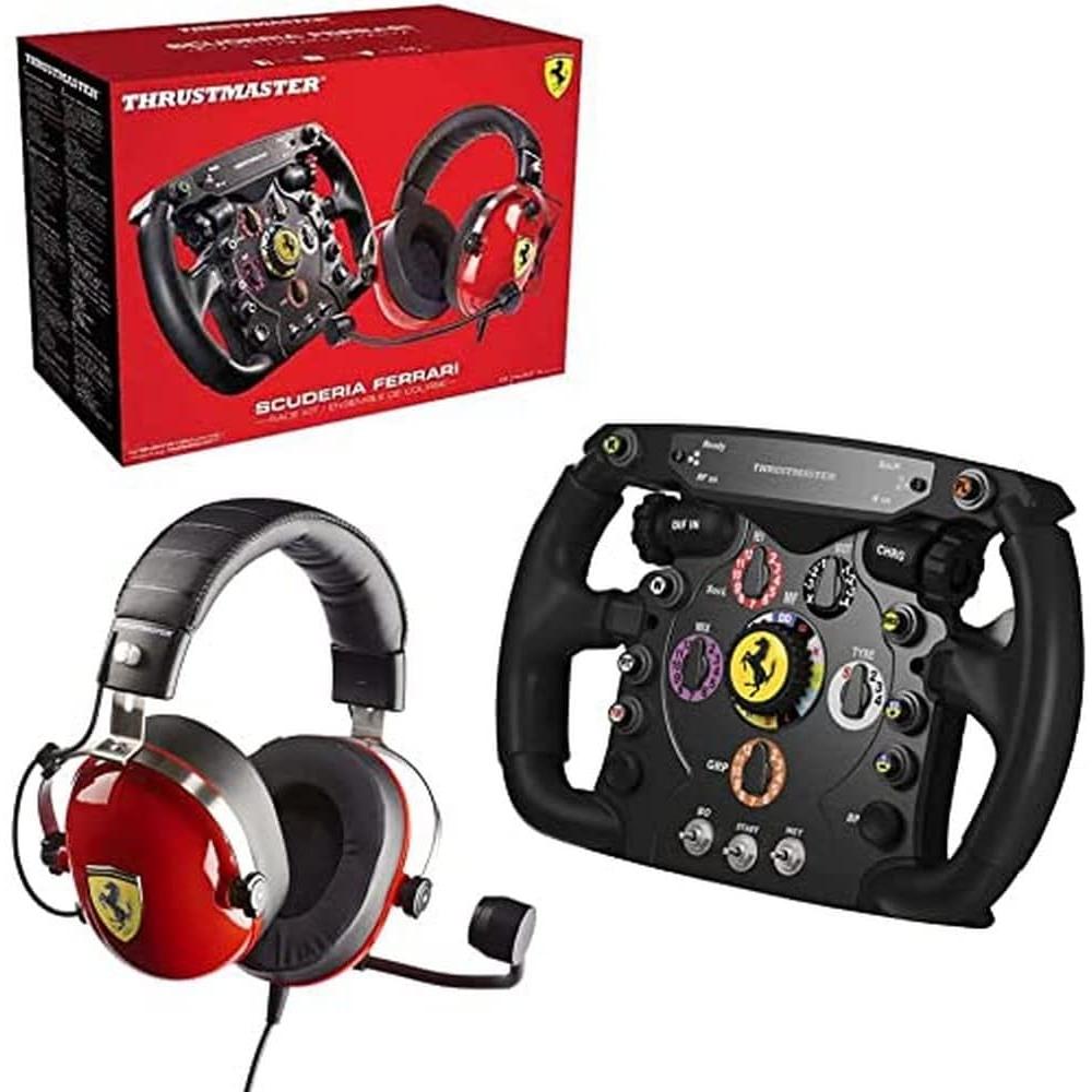 Steering wheel PlayStation 4 / PC Thrustmaster Pack Casque T.Racing Scuderia Ferrari Edition