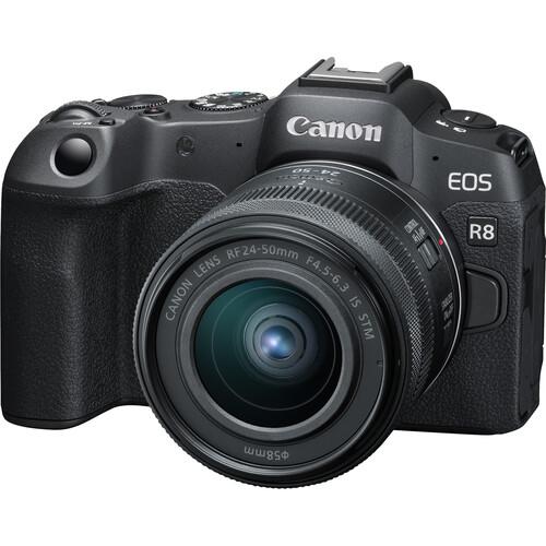 Compact Eos R8 - Noir + Canon Rf 24-50Mm F4.5-6.3 Is Stm 6.3