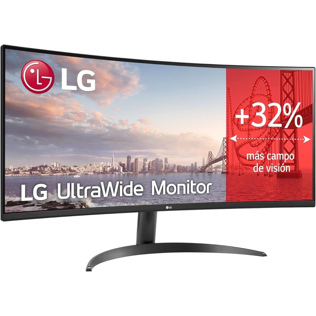 LG 34-inch Monitor 3440 x 1440 LCD (34WR50QC-B) | Back Market