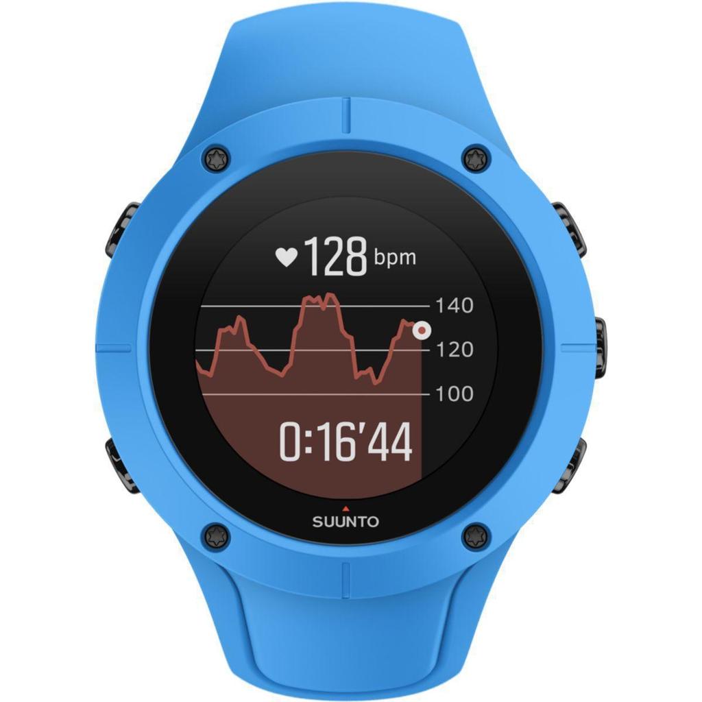 Montre Suunto Cardio GPS Spartan Trainer Wrist Hr - Bleu