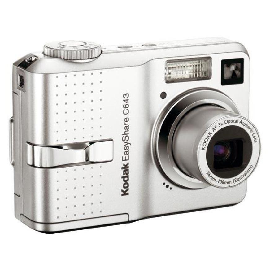 Kompakt Kodak EasyShare C643 Grau Objektiv Kodak AF 3X Optical