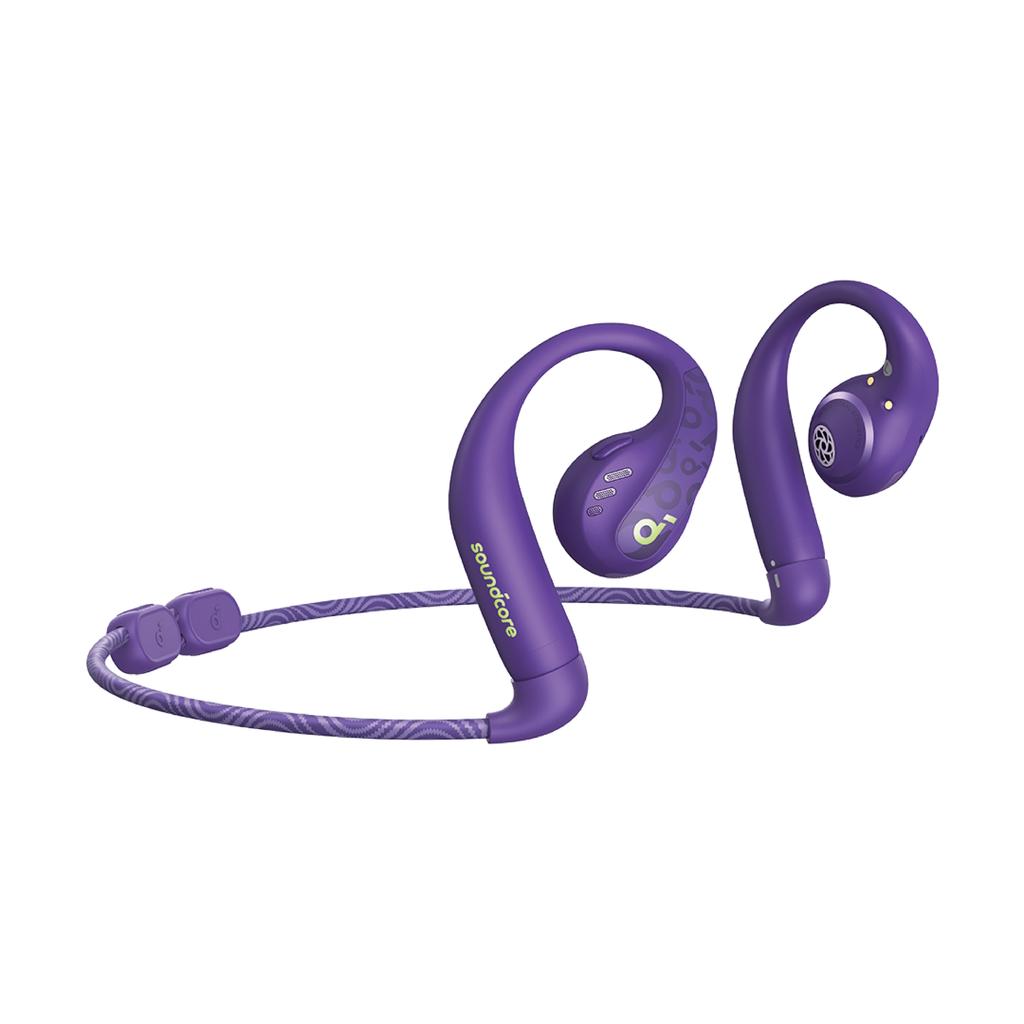 Soundcore AeroFit Pro Earbud Bluetooth Earphones - Purple | Back