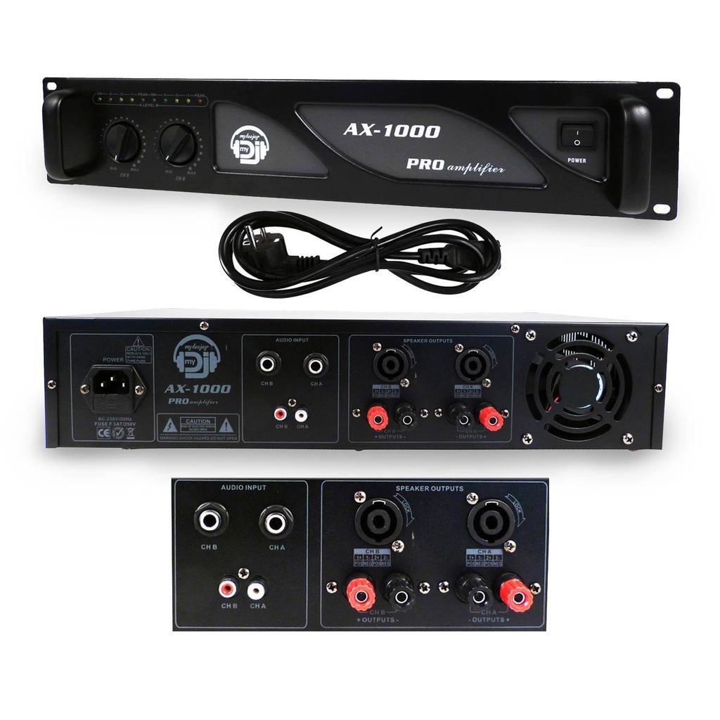 Platine Cd Gemini Cdm4000 Lecteur Combo Professionnel Cd/Usb + Ampli Ax-1000 Mydj