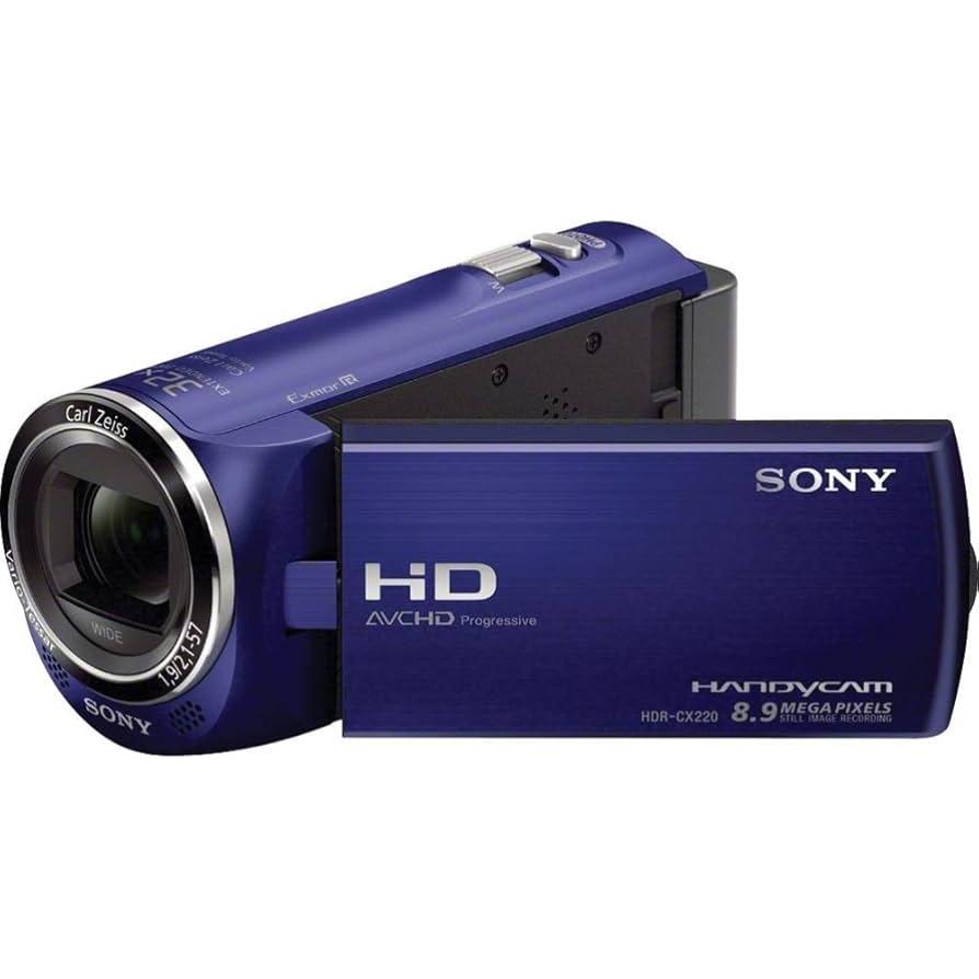 Caméra Sony Hdr-Cx220E - Bleu