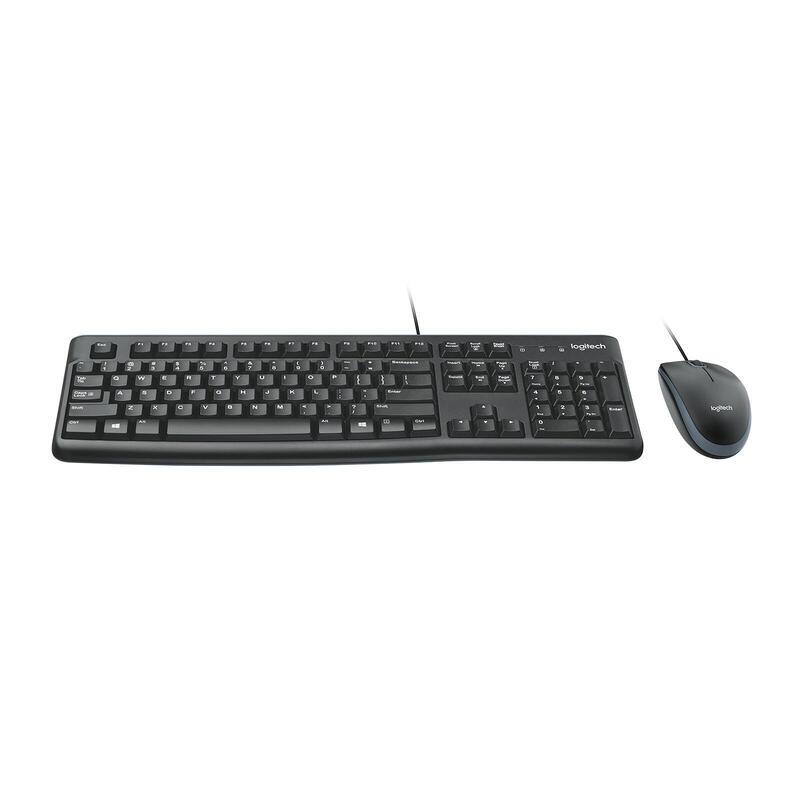 Clavier Qwerty Espagnol Logitech Teclado Y Ratón Mk120 Qwerty Español