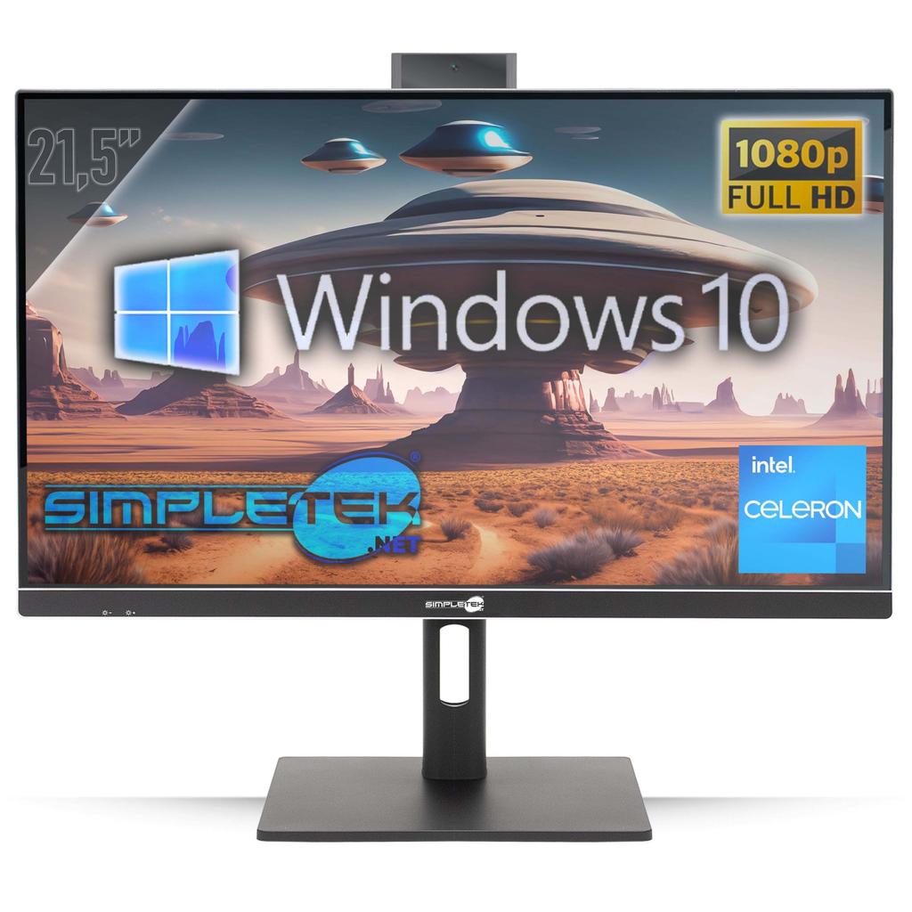 Simpletek G460 Aio 22" Celeron 1.8 Ghz - SSD 256 Gb - 8Gb Qwerty - Italien
