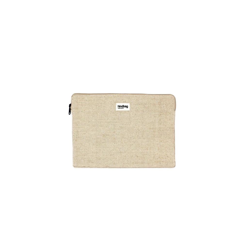 Housse Ordinateurs Portables 15" - Coton - Beige