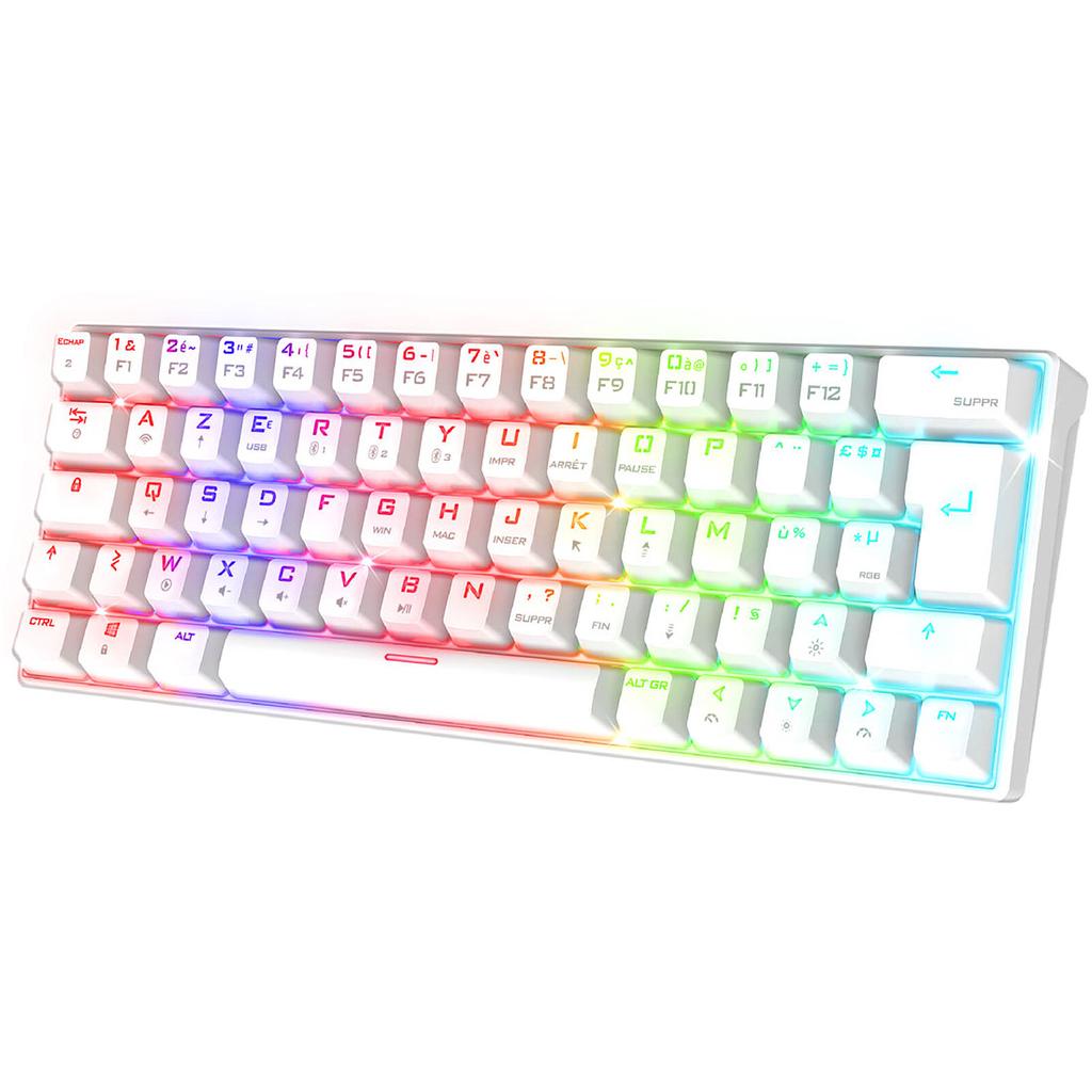 Clavier Spirit Of Gamer Azerty Français Sans-Fil Rétroéclairé Xpert-K200