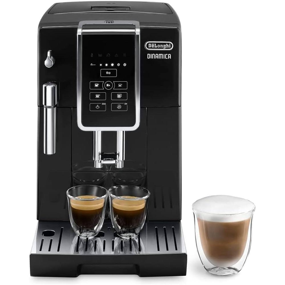 Cafetière Avec Broyeur Compatible Nespresso Delonghi Dinamica Ecam 350.15 1,8000L - Noir