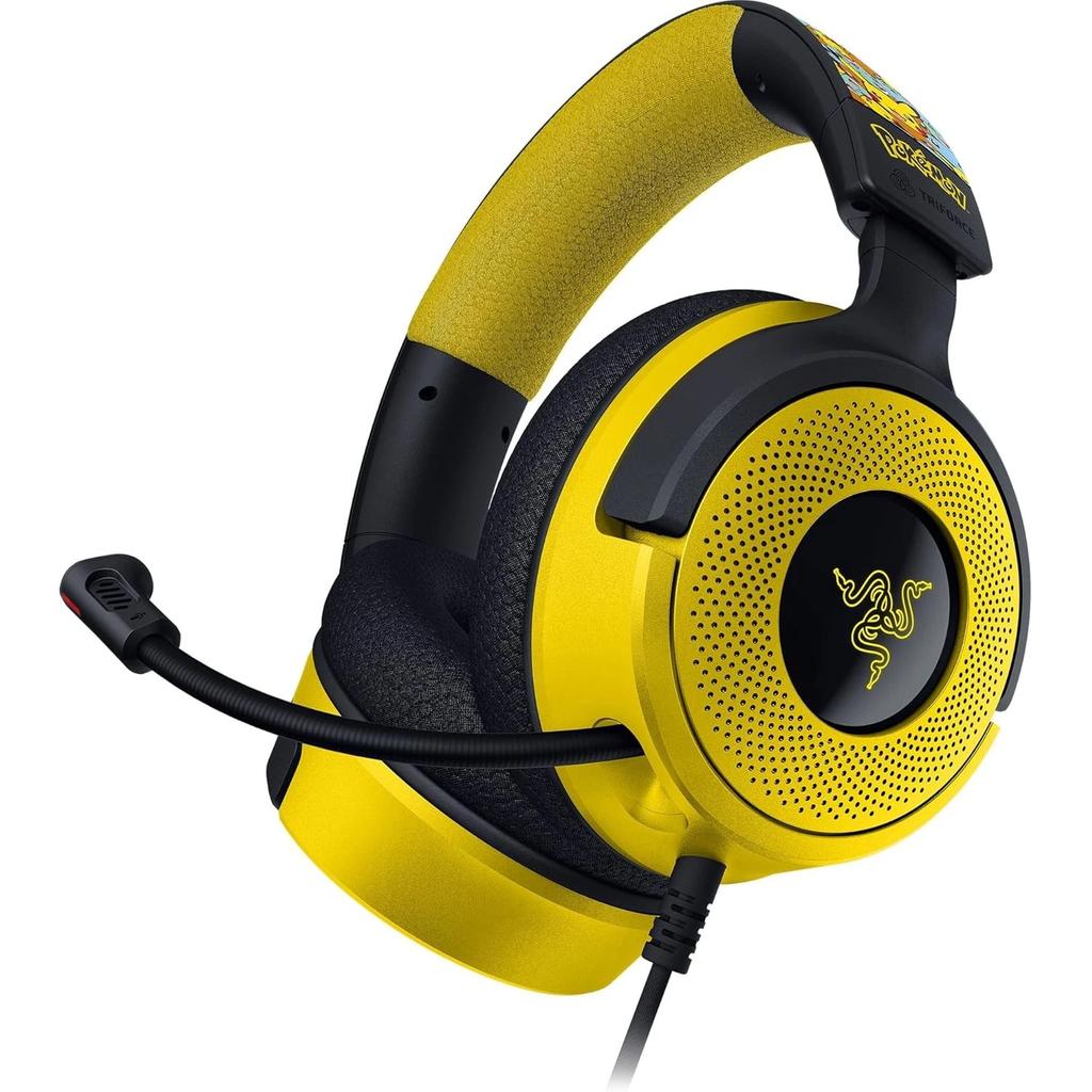 Casque avec Micro Razer Kraken V4 X Pokemon Edition - Jaune