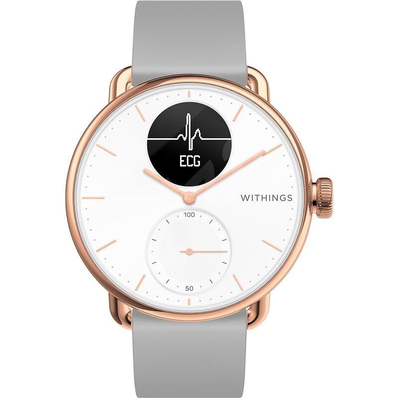 Montre Cardio Gps Withings Scanwatch Hwa09 38mm - Rose Gold