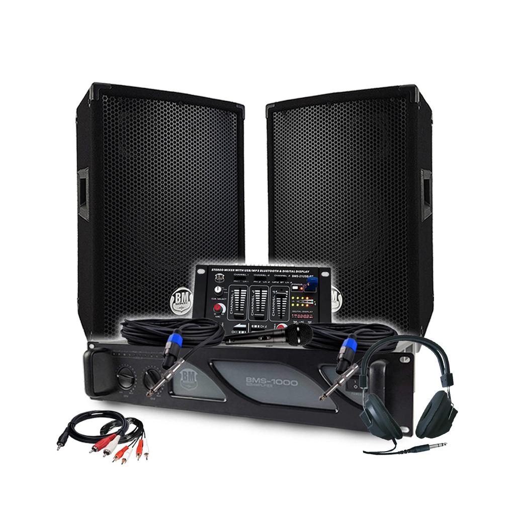 Acheter Enceintes sono Pack Sono DJ BM SONIC Amplificateur 1000W, Paire d'Enceintes Passives 2x300W, Table de Mixage, Casque DJ, Câbles et Micro Reconditionné - 308,99 € Enceintes sono Pack Sono DJ BM SONIC Amplificateur 1000W, Paire d'Enceintes Passives 2x300W, Table de Mixage, Casque DJ, Câbles et Micro Reconditionné - N/A reconditionné disponible sur Backmarket