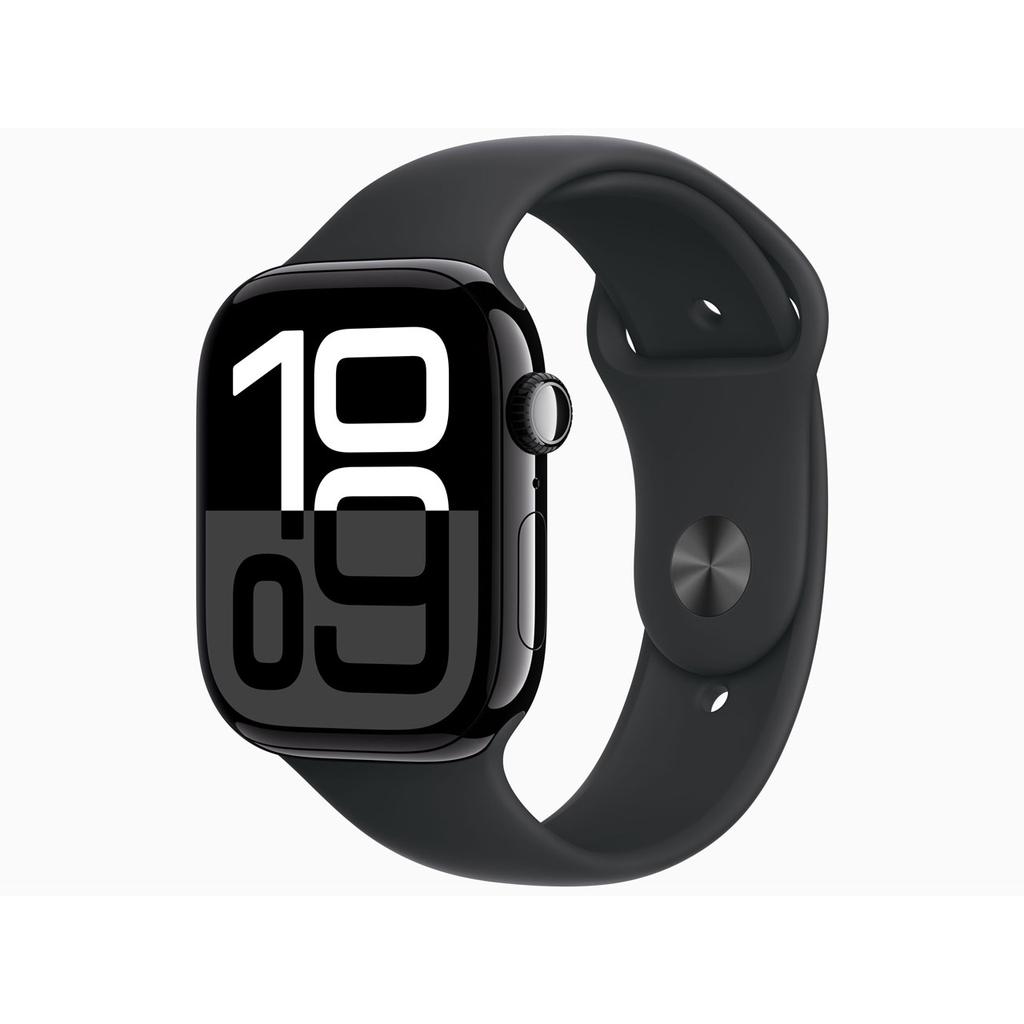 Apple Watch Series 10 (2024) GPS + Cellular 46 mm - Aluminium Jet Black - Sport band Black