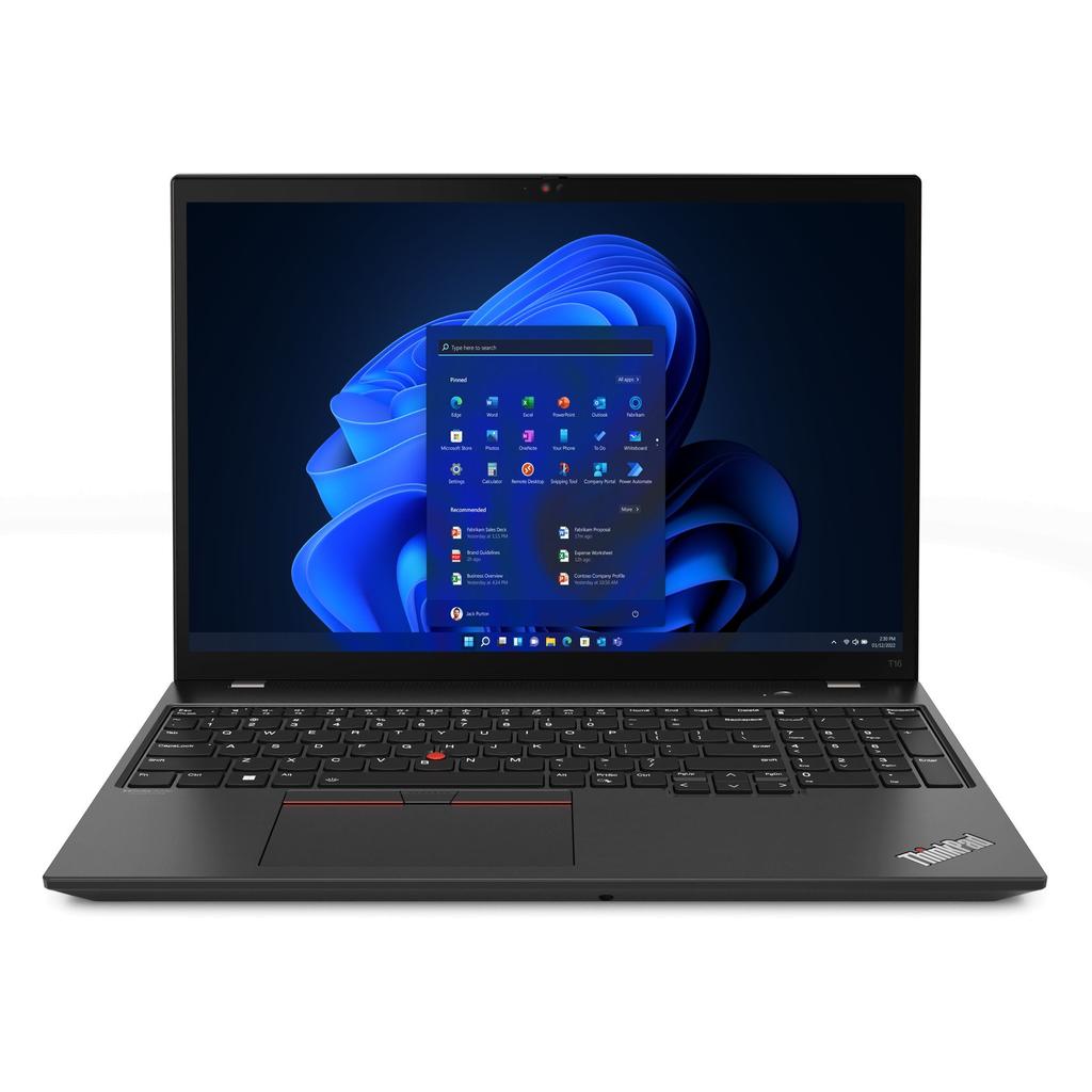Lenovo Thinkpad T16 G2 16" Ryzen 7 Pro 3.3 Ghz - SSD 1To - 32 Go Qwertz - Allemand