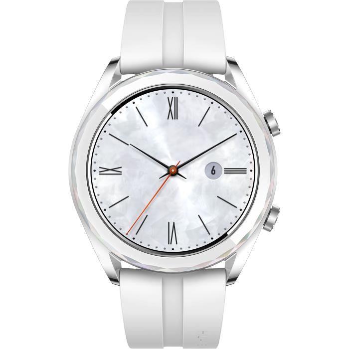 Montre Huawei Cardio GPS Watch Gt Elegant - Blanc