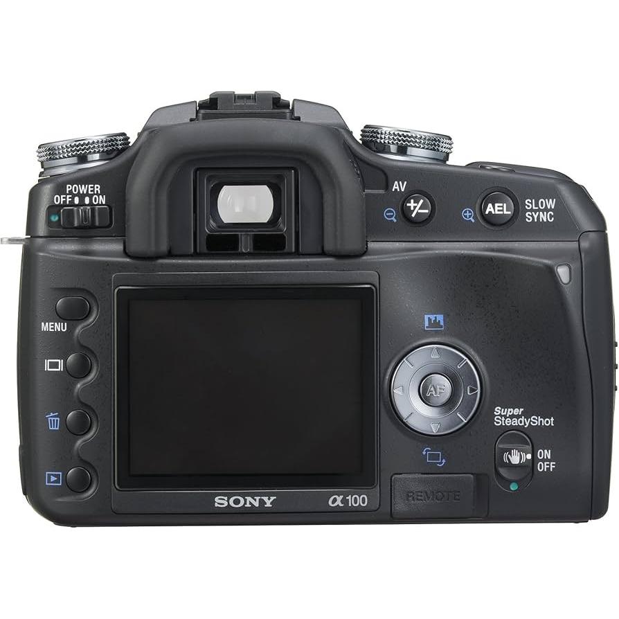Compact - Sony Alpha 100 - Noir + Objectif Tamron 70-300Mm F/4-5.6 Di + Sony Dt 18-70Mm F/3.5-5.6