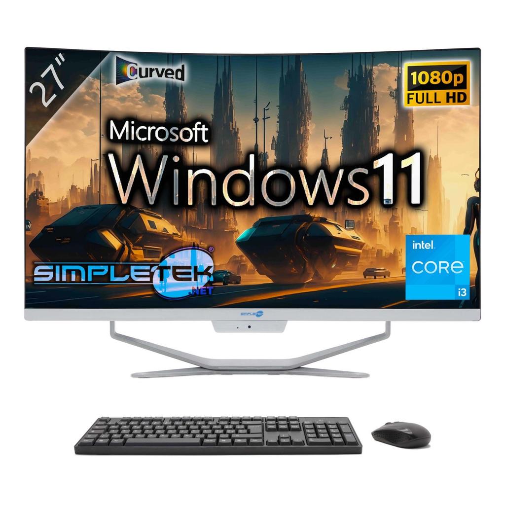 Simpletek D 27" Core I3 2.5 Ghz - Ssd 256 Gb - 16Gb Qwerty - Italien