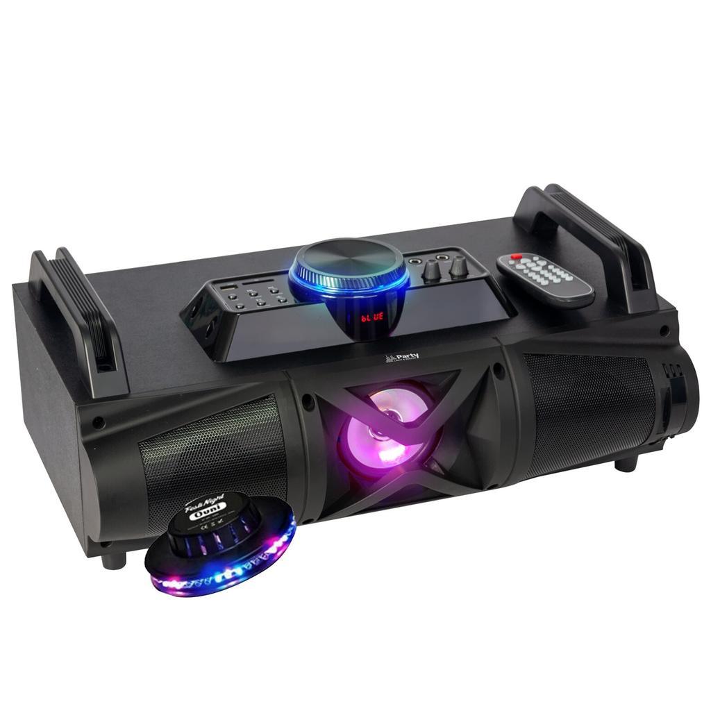 Lautsprecher Bluetooth Party Sound & Light Party Falcon - Schwarz