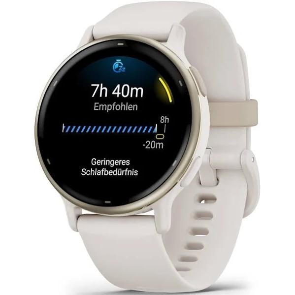 Montre Garmin Cardio GPS Vivoactive 5 - Blanc Reconditionné - Garmin reconditionné disponible sur Backmarket