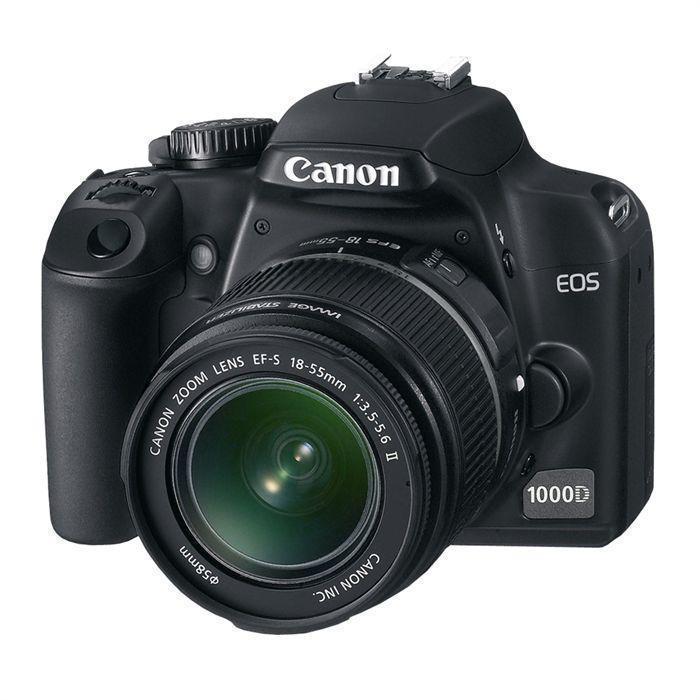 Image of Canon Reflex EOS 1000D - Black + Canon Canon EF-S 18-55mm f/3.5-5.6 IS II f/3.5-5.6 6781873949608