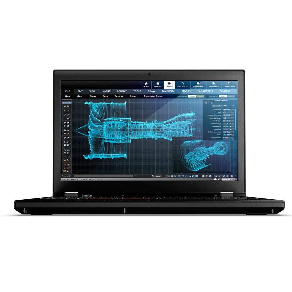 Lenovo Thinkpad P51 15" Core i7 2.9 Ghz - SSD 512 Go - 16Go Azerty - Français