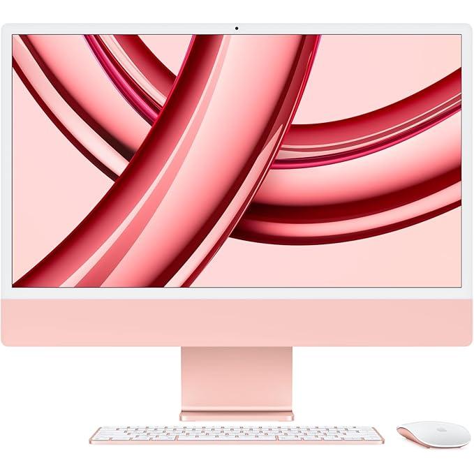 Apple iMac 24" 5K (Fin 2023) M3 4Ghz - SSD 256 Go - 8Go Qwerty - Espagnol