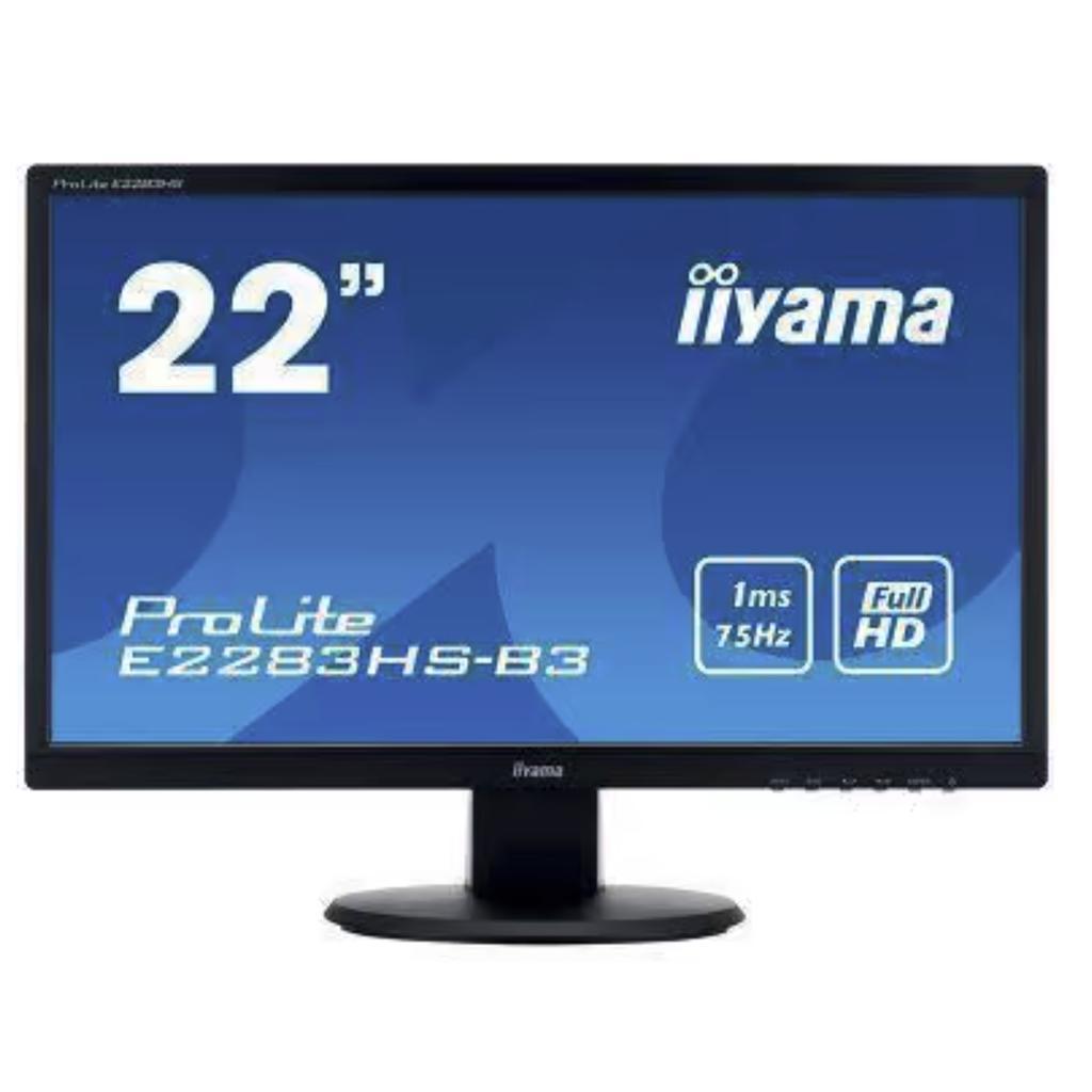 24-inch Iiyama ProLite PL2483H 1920 x 1080 LED Monitor Black | Back Market