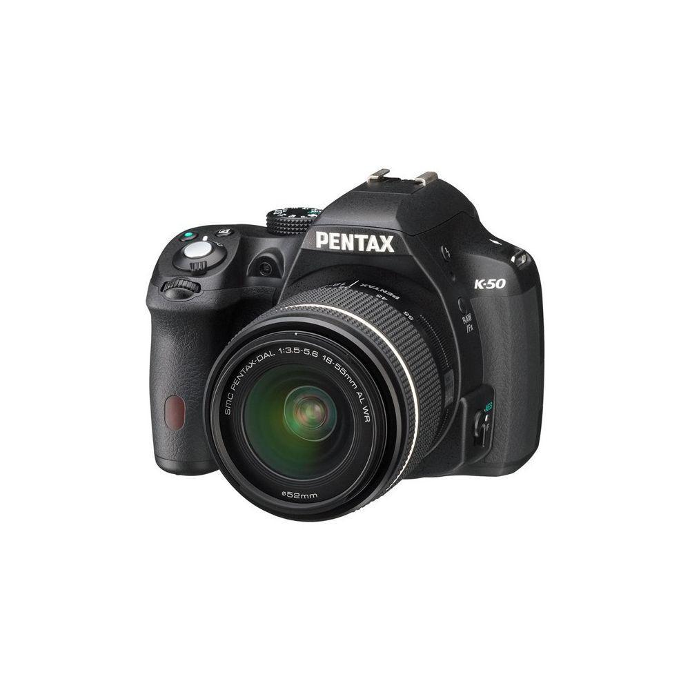 Reflex K50 - Noir + Pentax 18-55Mm F/3.5-5.6 Wr - 50-200Mm 4-5.6 Ed Wr F/3.5-5.6