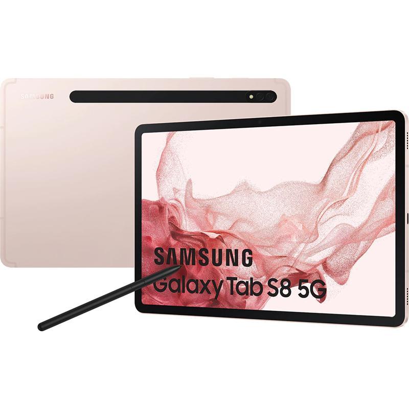 Galaxy Tab S8 128GB - Or Rose - WiFi + 5G Reconditionné - Samsung reconditionné disponible sur Backmarket