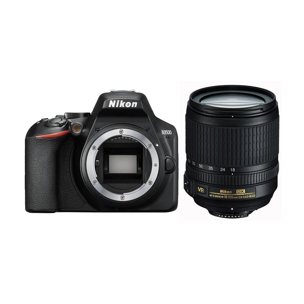 Reflex D3500 - Noir + Nikon Af-S Dx Nikkor 18-105Mm F/3.5-5.6G Ed Vr F/3.5-5.6