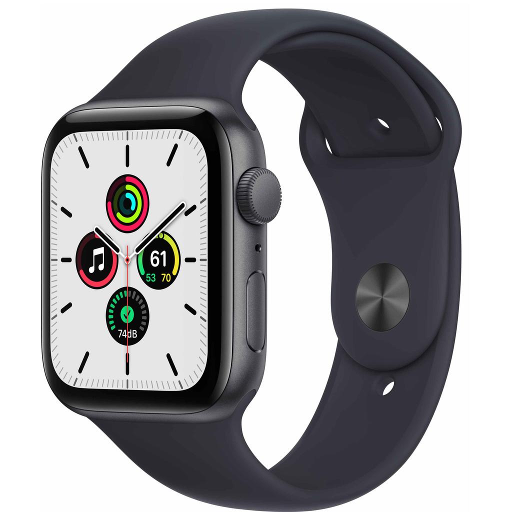 Apple Watch Series SE 1 (2020) GPS 44 mm - Aluminium Space Gray - Sport band Midnight