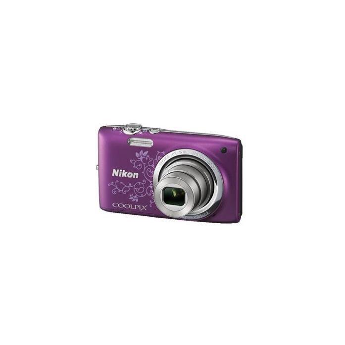 Compact Coolpix S700 Violet + Nikon Nikkor 6X Optical Zoom VR 4.627