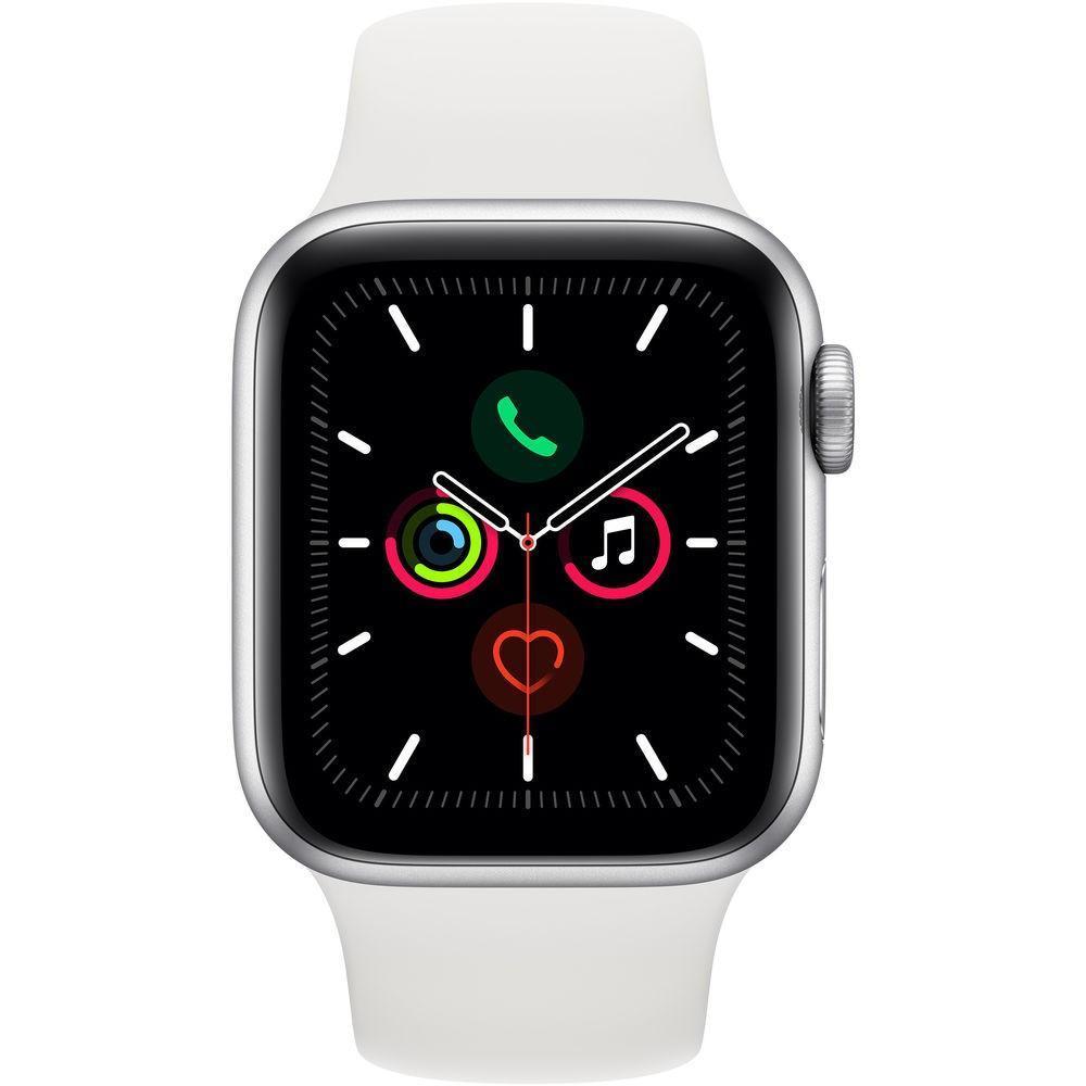 Apple Watch Series 5 (2019) GPS 44 mm - Aluminium Silver - Sport