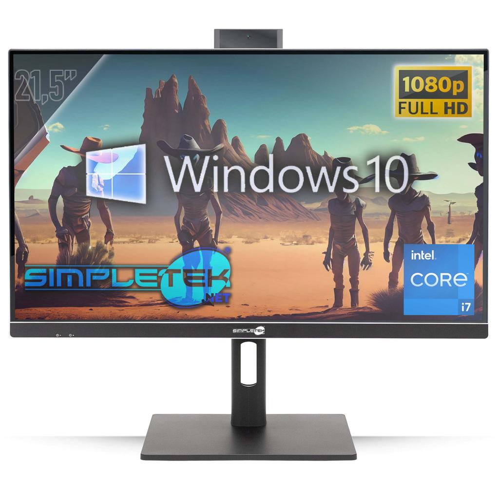Simpletek 2Nd Gen Aio 22" Core I7 2.8 Ghz - Ssd 128 Gb - 8Gb Qwerty - Italien