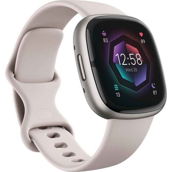 Fitbit Smart Watch FB521SRWTUS HR Silver Back Market