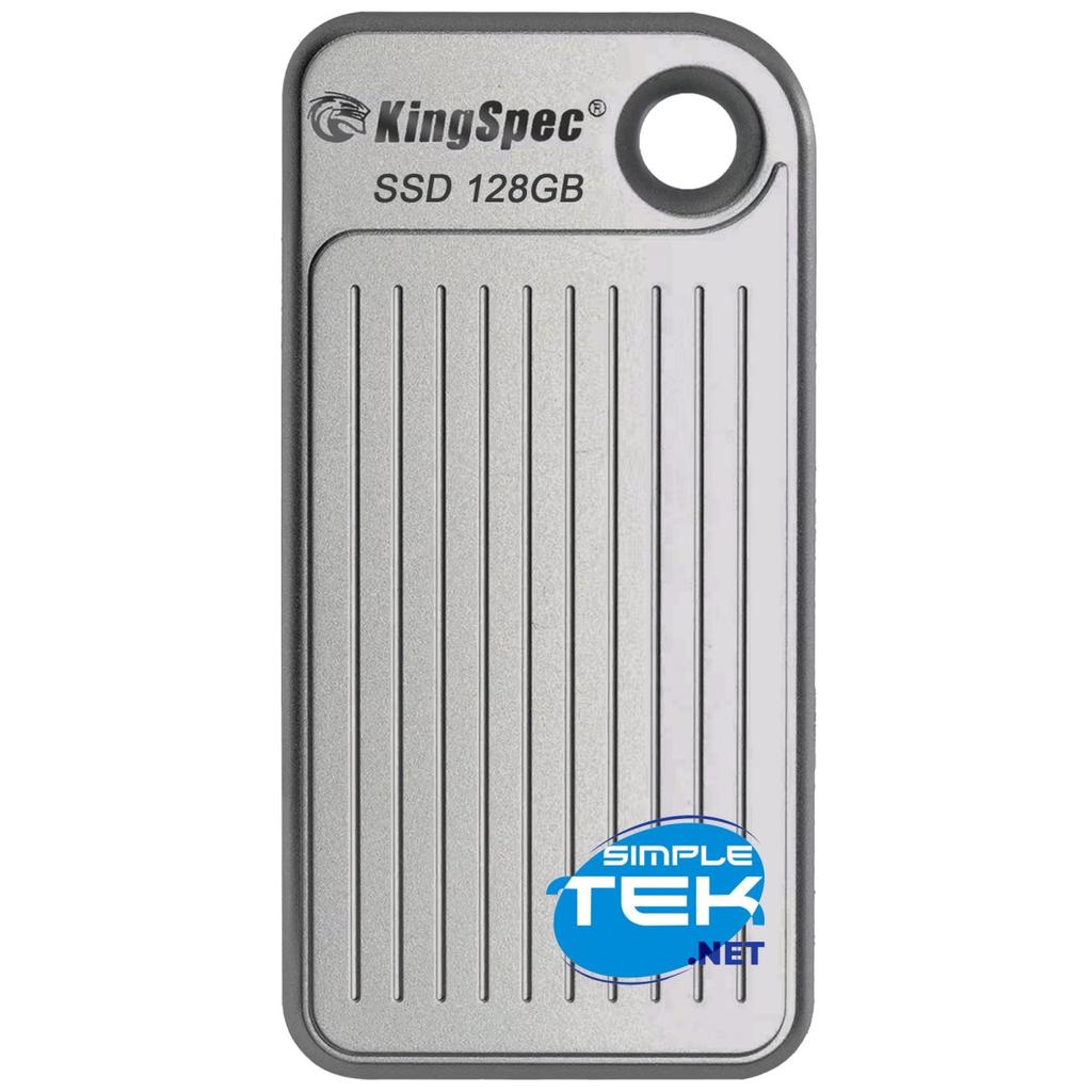 Disque Dur Externe Kingspec Z3S Mini - SSD 128Go Usb-C