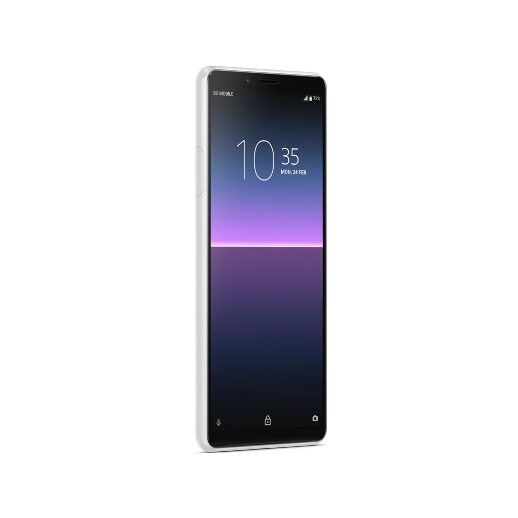 【美品】xperia 10 Ⅱ 【AU、ホワイト】 Xperia SOV43 10 II ホワイト SIMフリー au 中古 スマホ 本体 美