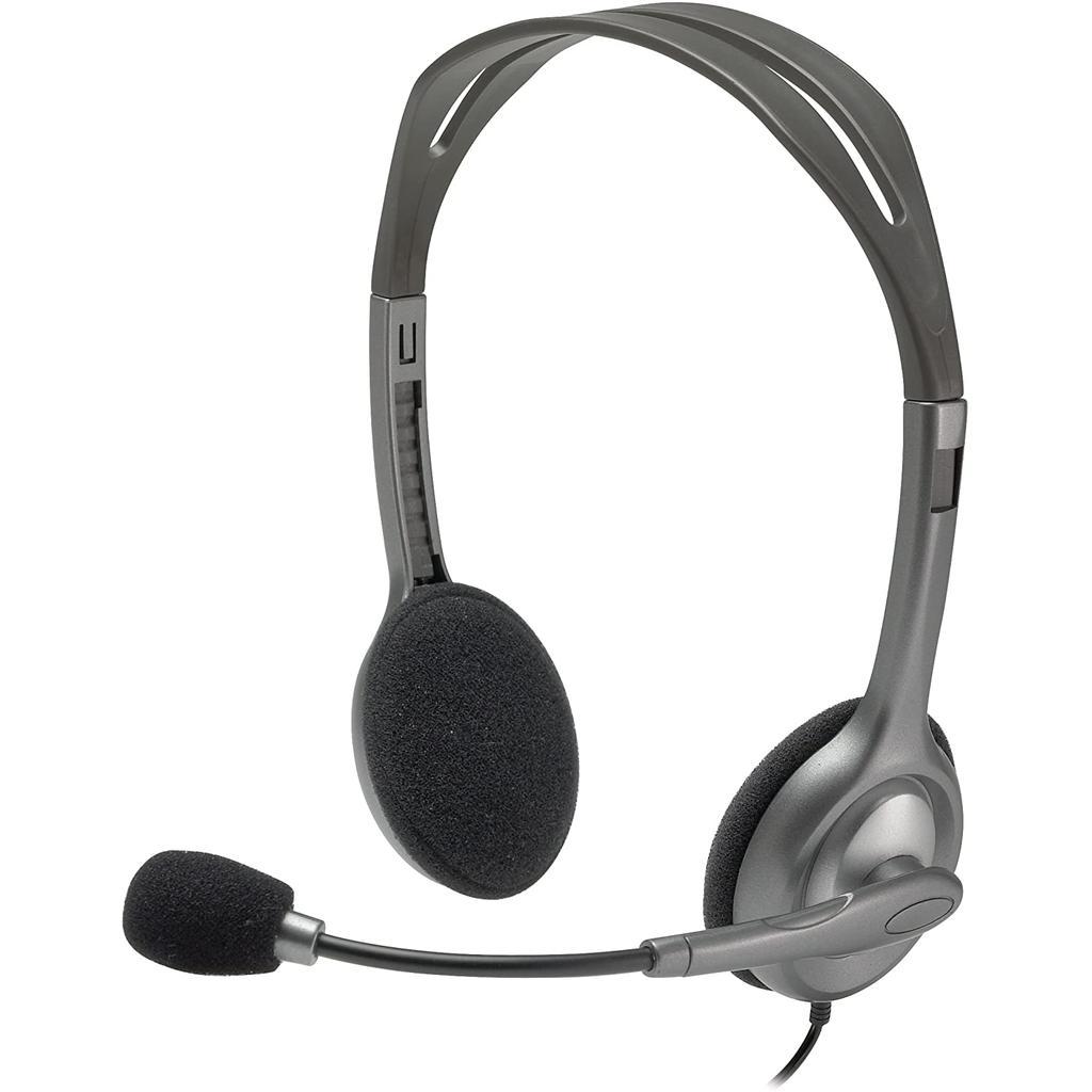 Casque Filaire Avec Micro Logitech H111 - Gris