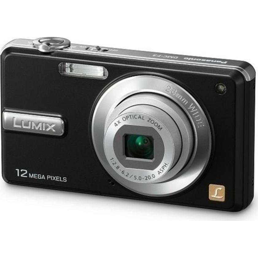 Compact Lumix DMC-F4 - Black + Panasonic Lumix Wide Optical Zoom 5,0-20 ...