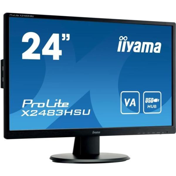 Écran 24" LCD Iiyama Prolite X2483Hsu-B5