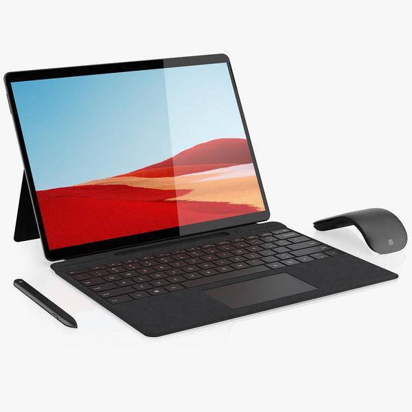 Microsoft Surface Pro X 13" Snapdragon 3 Ghz - SSD 512 Go - 8 Go Qwerty - Anglais