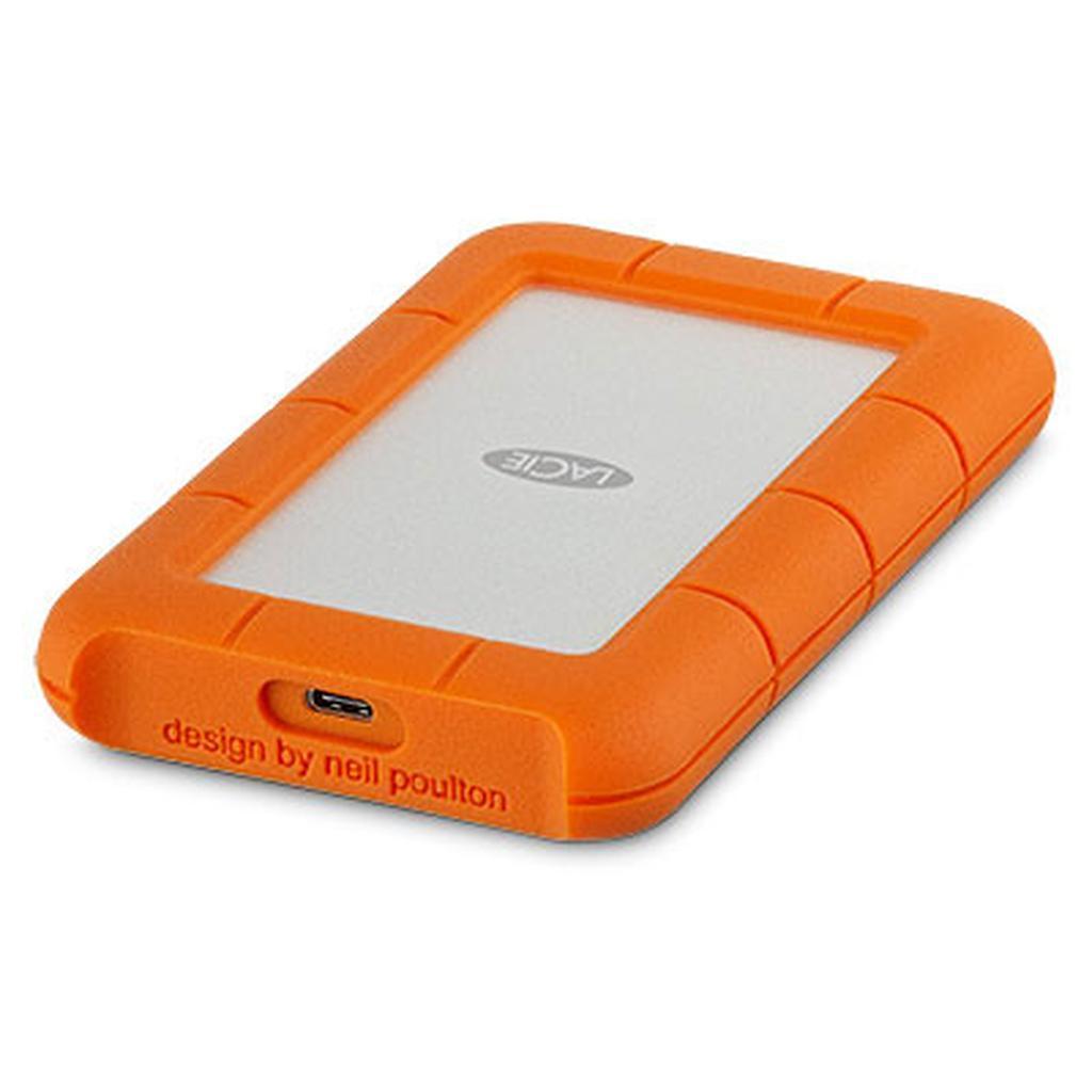 Disque Dur Externe Lacie Rugged Usb-C - Hdd 2To Usb 3.1