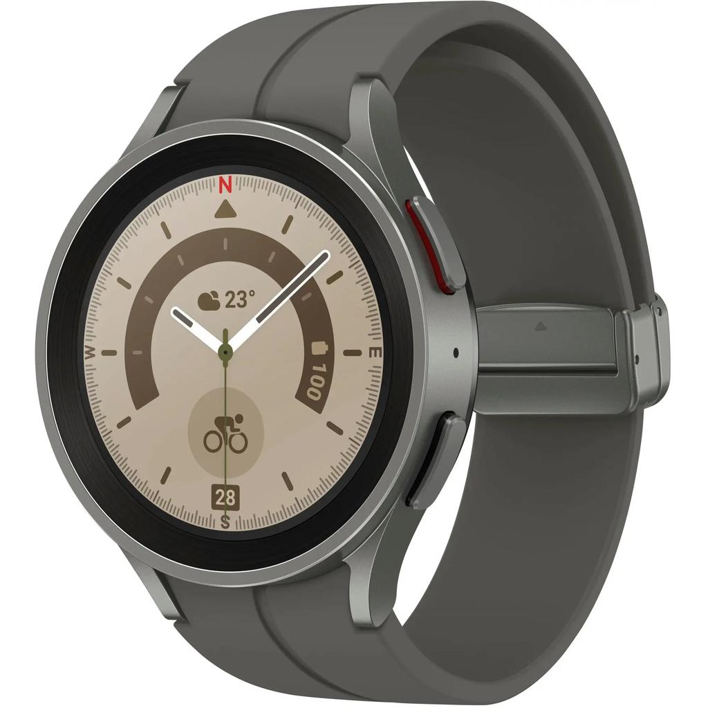Montre Samsung Cardio GPS Galaxy Watch 5 Pro - Gris Reconditionné - Samsung reconditionné disponible sur Backmarket