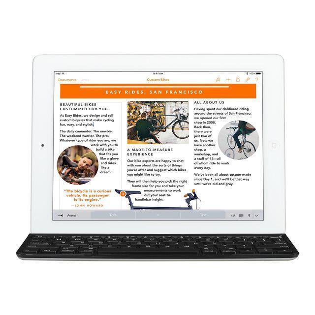Clavier Logitech Azerty Français Sans-Fil Ultrathin