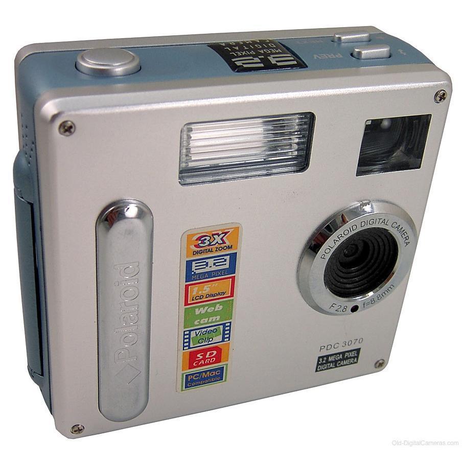 Compact PDC 3070 - Grey + Polaroid 3X Digital Zoom 8.8m f/2.8 f