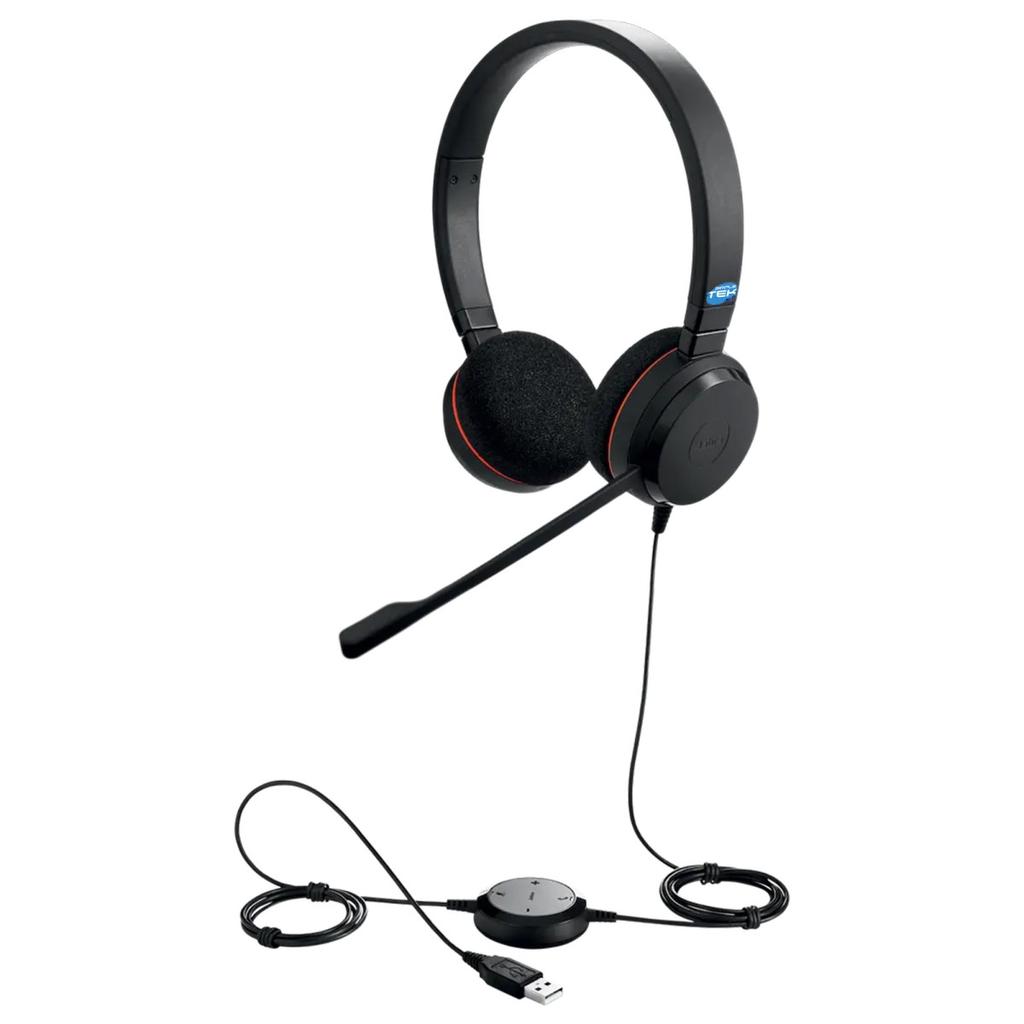Casque Jabra Evolve 20 Uc Stereo - Noir