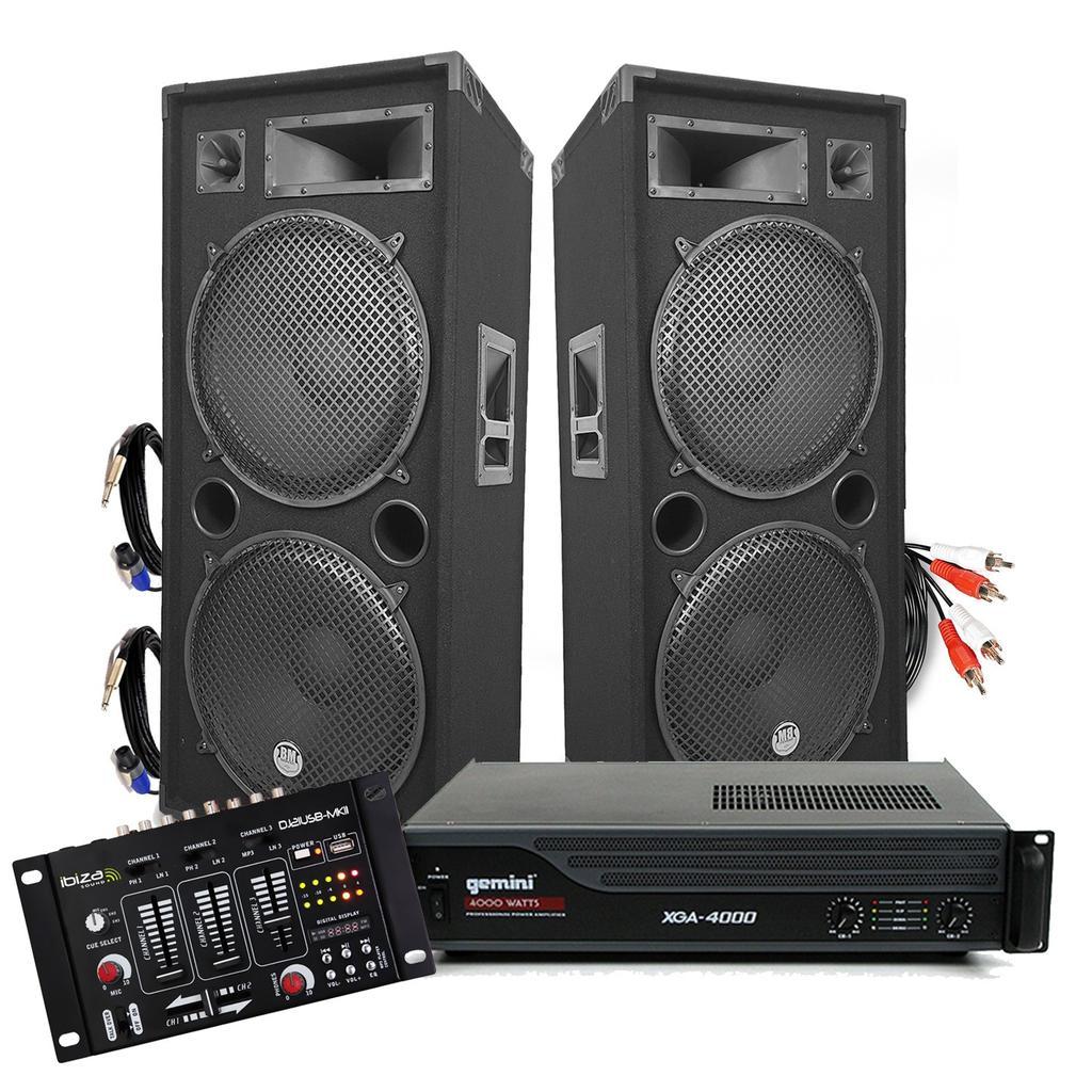 Gemini LSC215 PA speakers Back Market