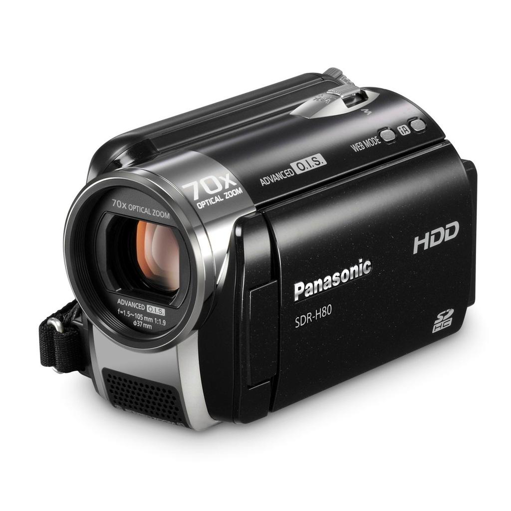 Caméra Panasonic Sdr H80 - Noir