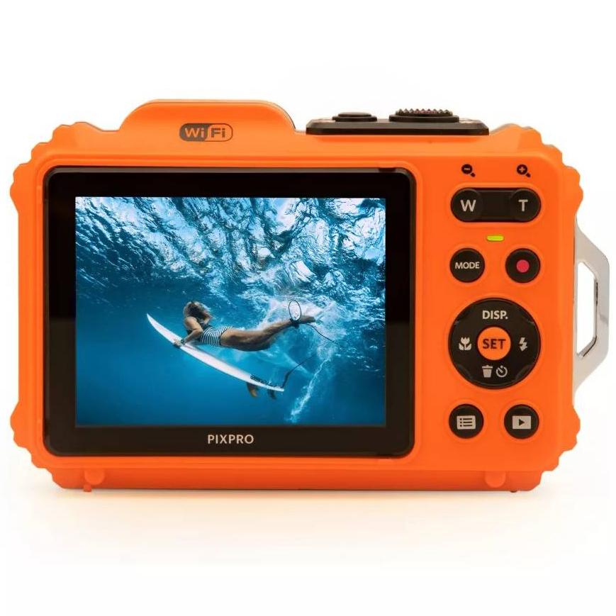 Compact - Kodak Pixpro Wpz2 - Orange + Kodak Pixpro Zoom Optique X4 27-108Mm F/3.0-6.6